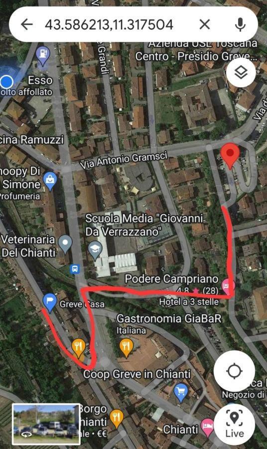 Le Petit Apartment Greve in Chianti Bagian luar foto